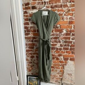 NotPerfectLinen Margaret wrap jumpsuit